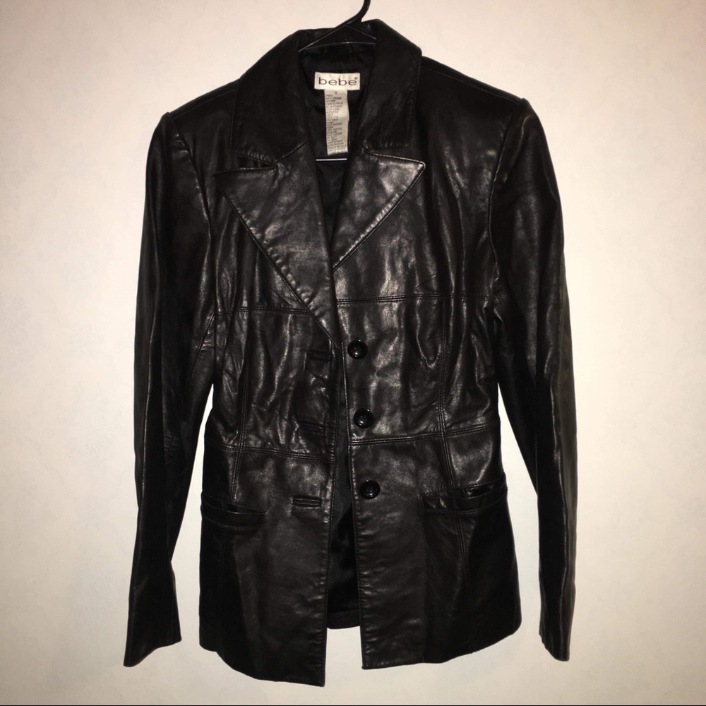 BEBE leather jacket